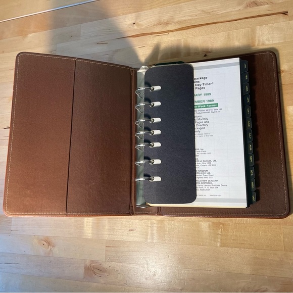 Day - Timer Western Coach Made In Canada Vintage Binder - Picture 7 of 15